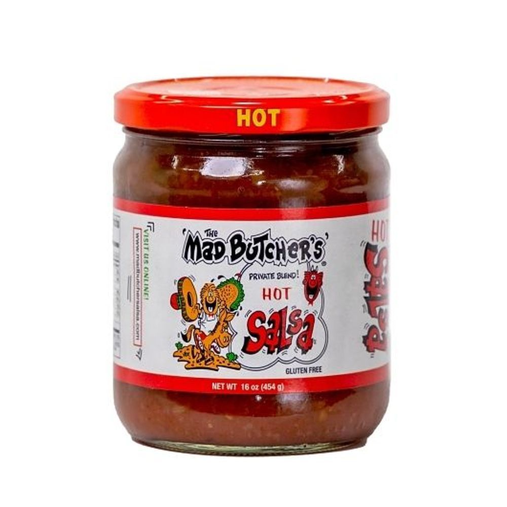 The Mad Butcher's Hot Salsa, 15.5 Fluid Ounce -- 6 Per Case