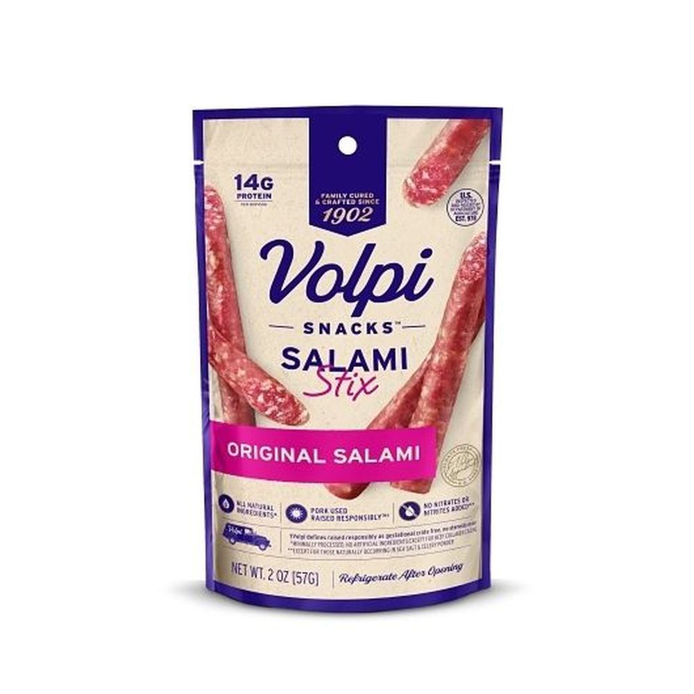 Volpi Original Salami Stix, 2 Ounce -- 12 Per Case