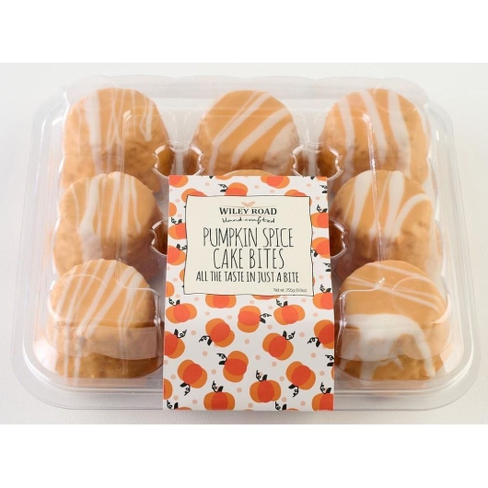 Wiley Road Foods Pumpkin Spice Cake Bites, 9 Ounce -- 12 Per Case