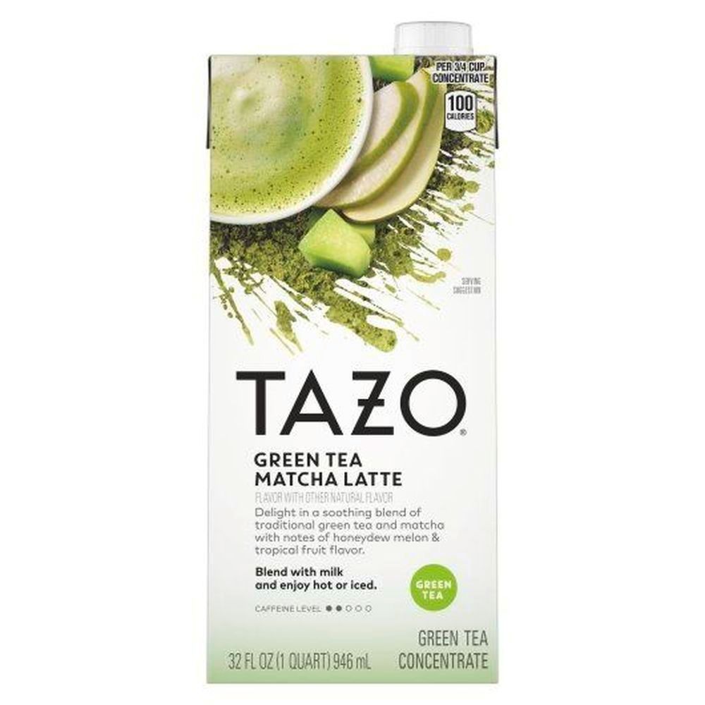 Tazo Green Tea Matcha Latte Concentrate, 32 Ounce -- 6 Per Case