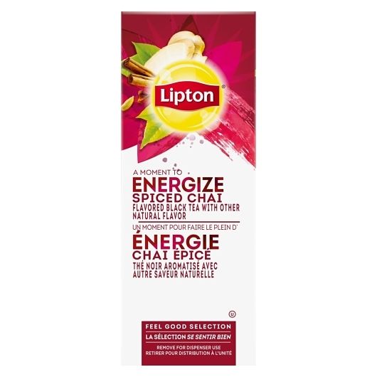 Lipton Spiced Chai Tea Bags, 28 Count -- 6 Per Case