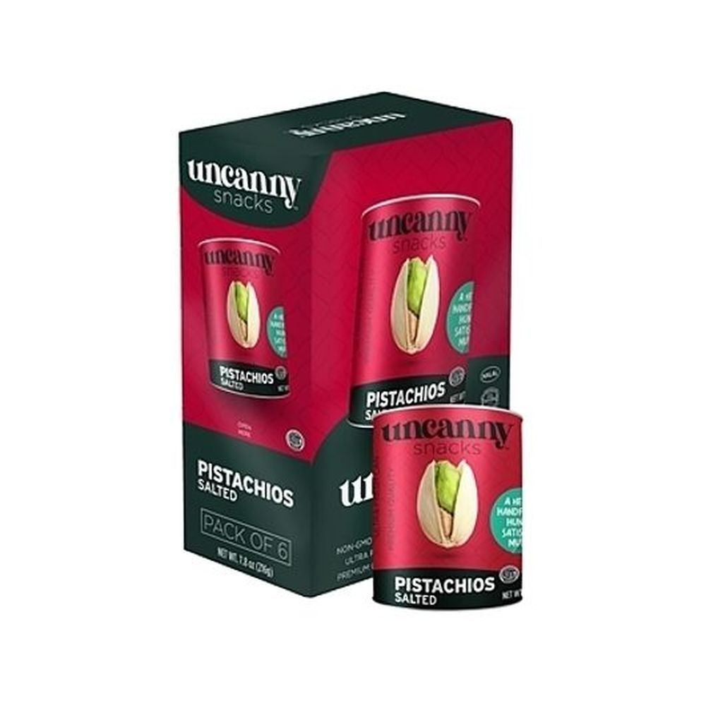 Uncanny Salted Pistachios, 7.8 Ounce -- 12 Per Case