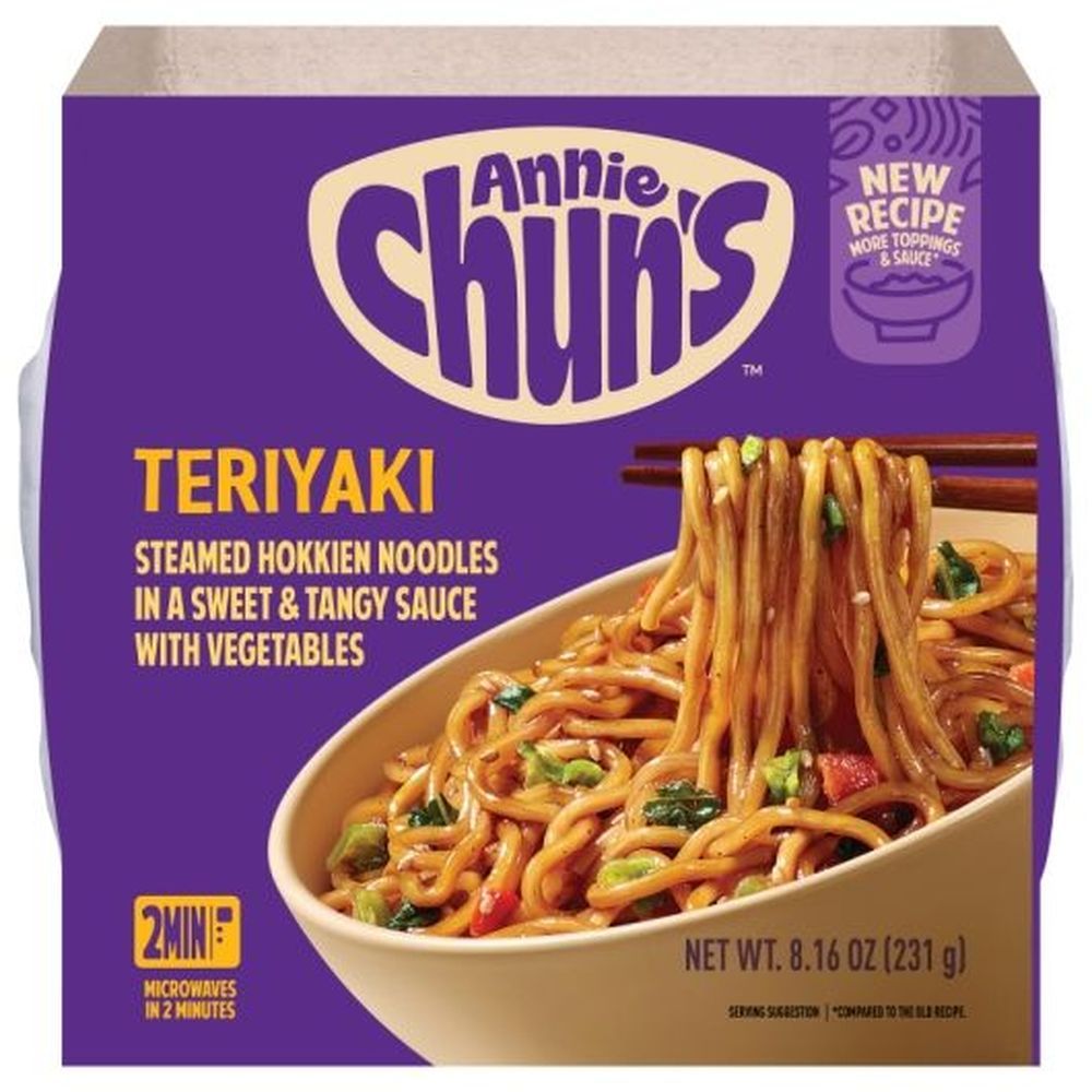 Annie Chun's Teriyaki Noodle Bowl With Vegetables, 8.16 Ounce -- 6 Per Case
