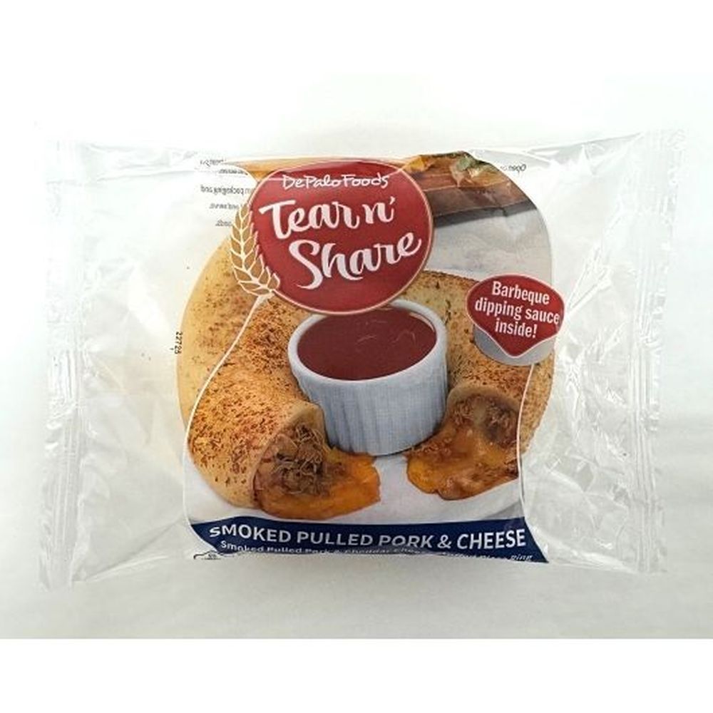 Depalo Foods Tear N Share Smoked Pulled Pork And Cheese, 8.5 Ounce -- 12 Per Case