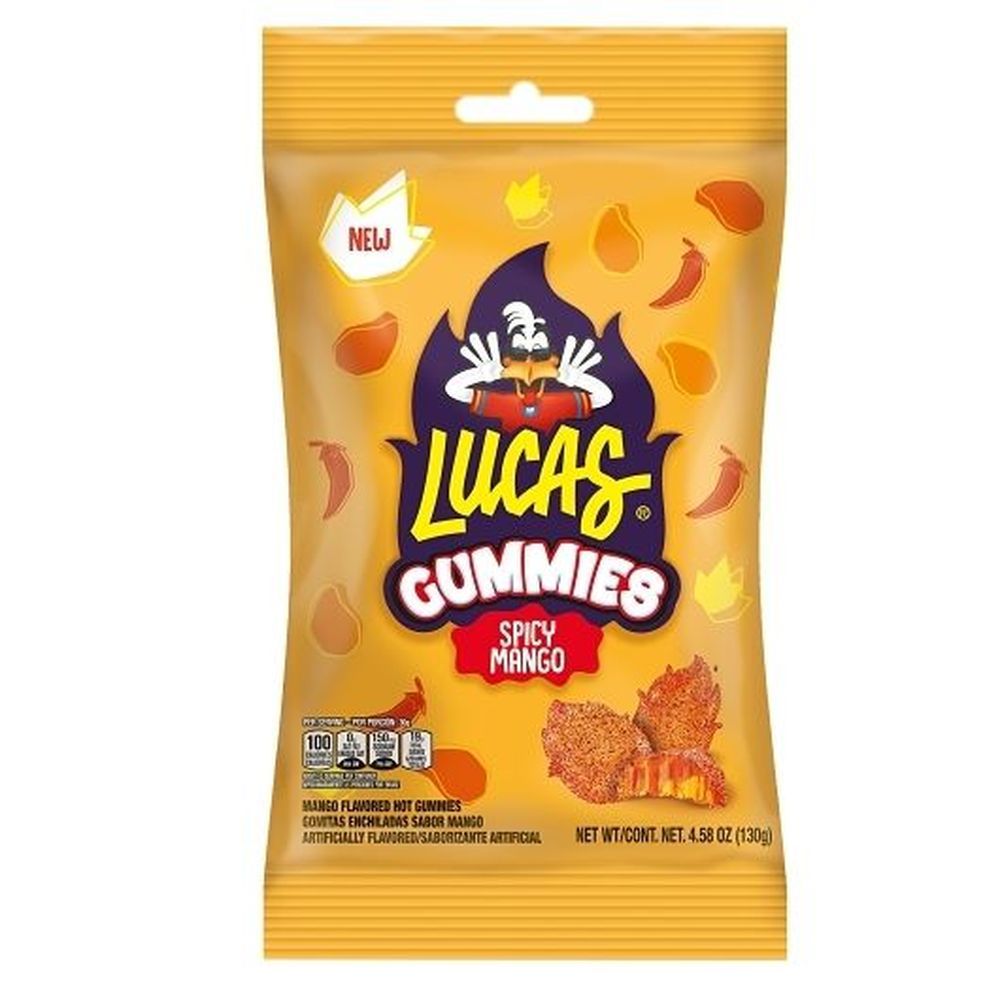 Lucas Spicy Mango Gummies, 4.59 Ounce -- 12 Per Case