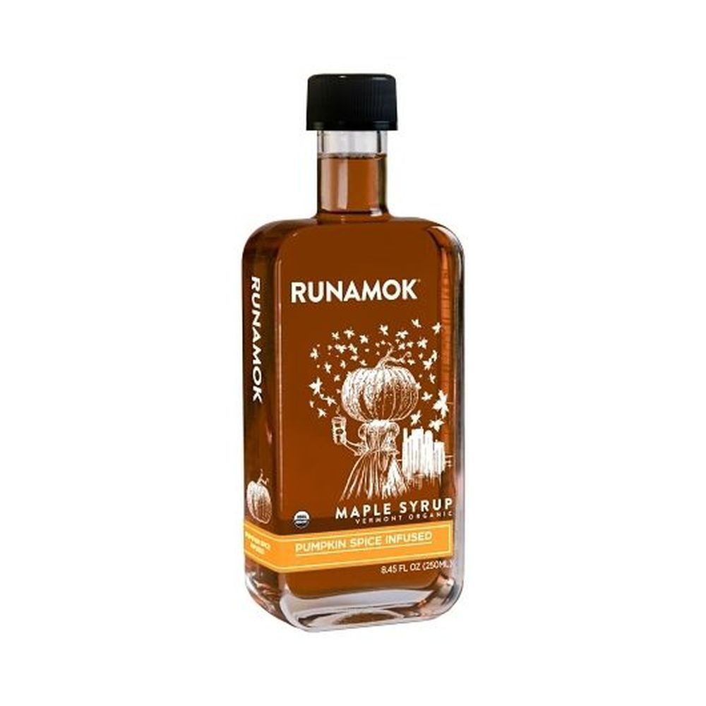 Runamok Maple Organic Pumpkin Spice Infused Maple Syrup, 8.45 Fluid Ounce -- 6 Per Case