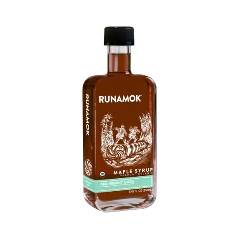 Runamok Organic Peppermint Bark Maple Syrup, 8.45 Fluid Ounce -- 6 Per Case