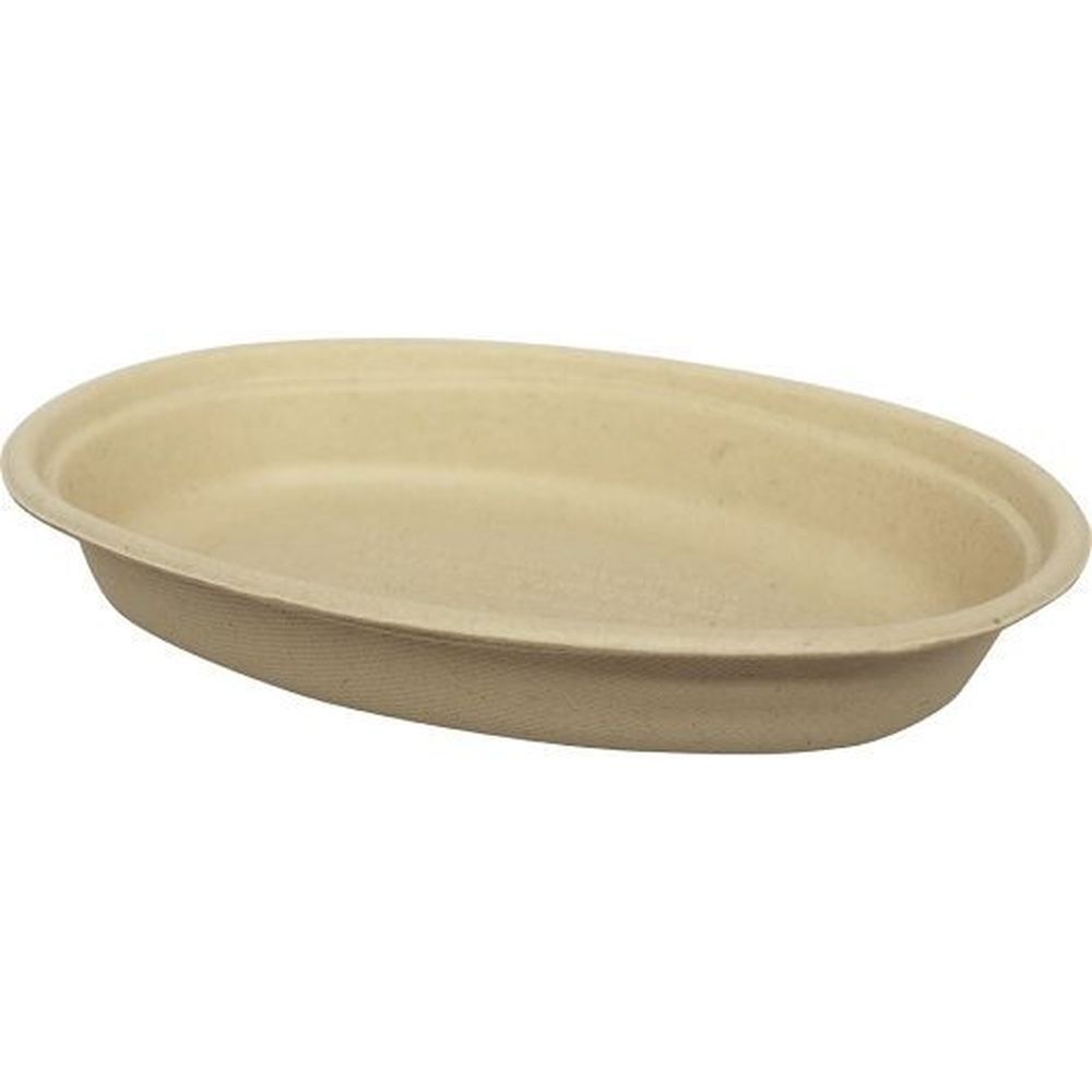 World Centric 32 Ounce Large Fiber Burrito Bowl, 50 Count -- 6 Per Case