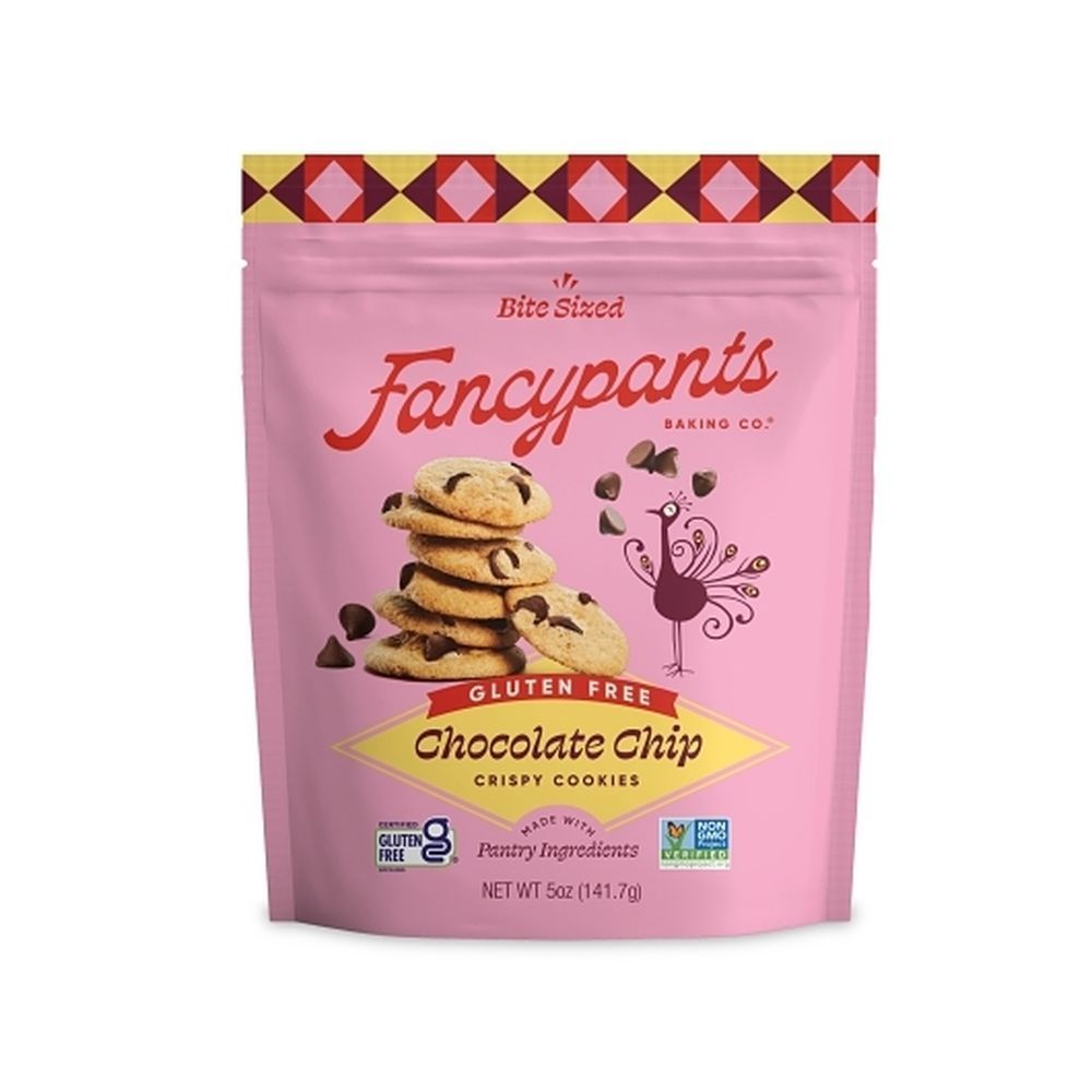 Fancypants Baking Gluten Free Crispy Chocolate Chip Cookies, 5 Ounce -- 6 Per Case