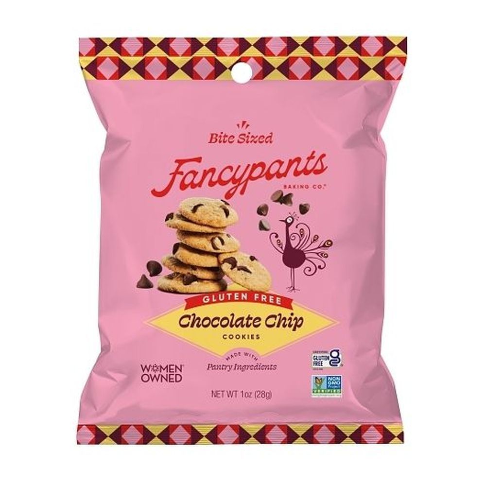 Fancypants Gluten Free Crispy Chocolate Chip Cookies, 1 Ounce -- 24 Per Case
