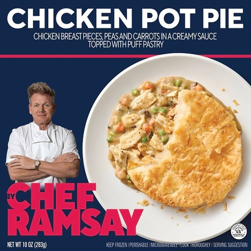 By Chef Ramsay Roasted Chicken Pot Pie, 10 Ounce -- 8 Per Case