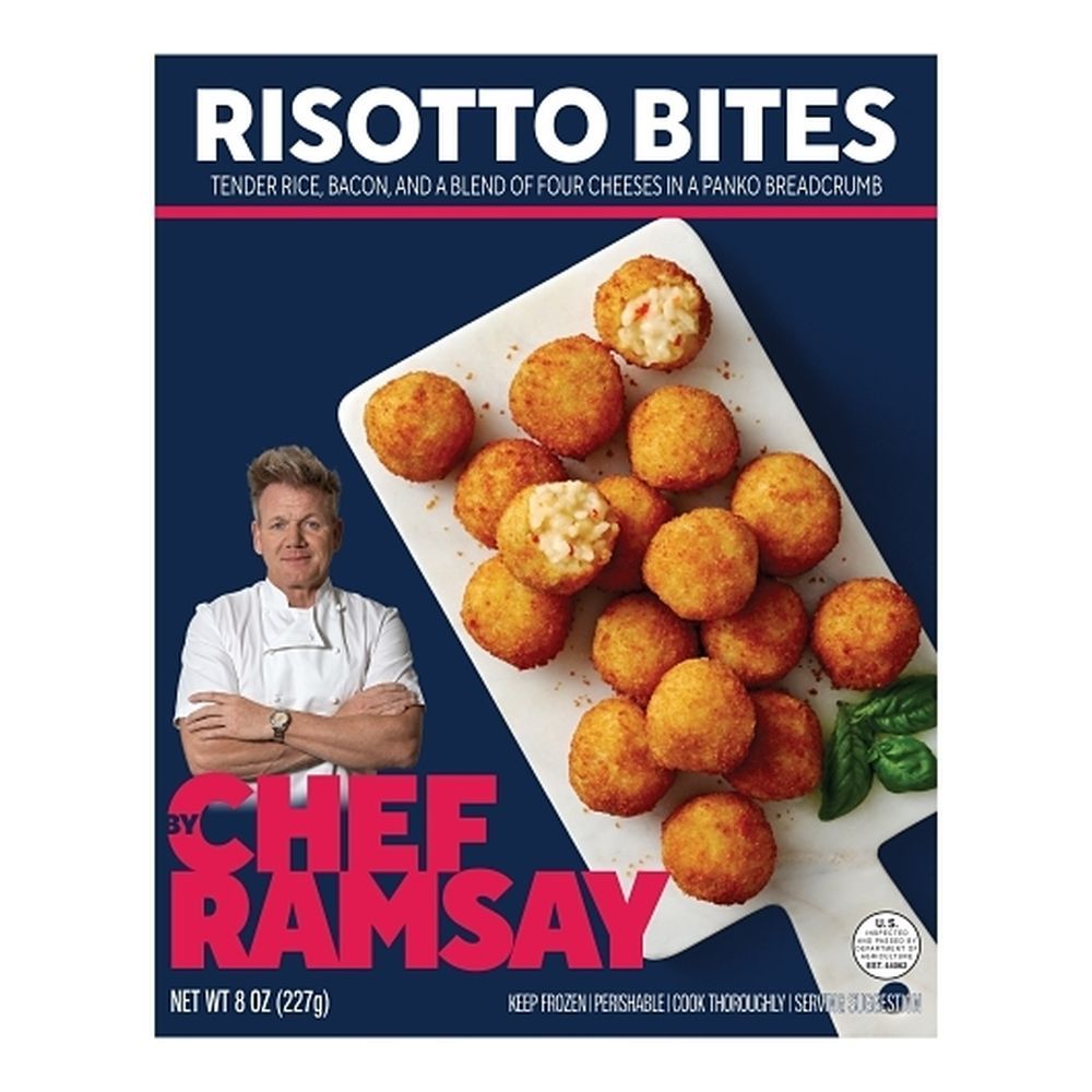 By Chef Ramsay Cheesy Bacon Risotto Bites, 8 Ounce -- 6 Per Case