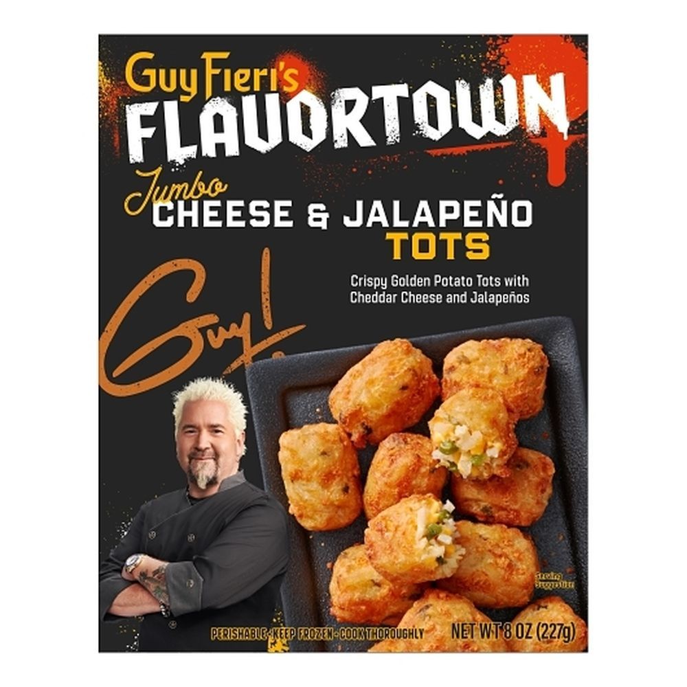 Guy Fieri's Cheese And Jalapeno Potato Tots, 8 Ounce -- 6 Per Case