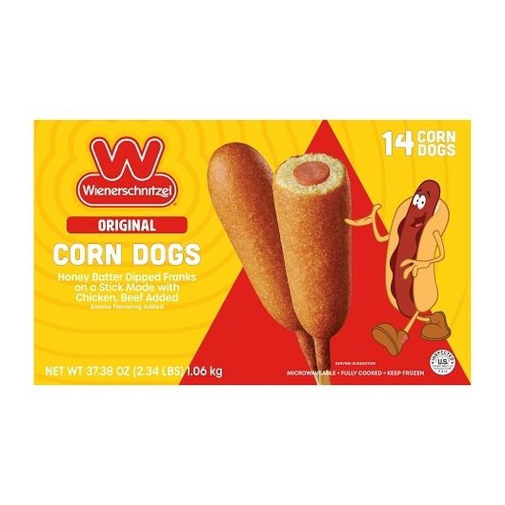 Wienerschnitzel Original Corn Dog, 37.38 Ounce -- 8 Per Case