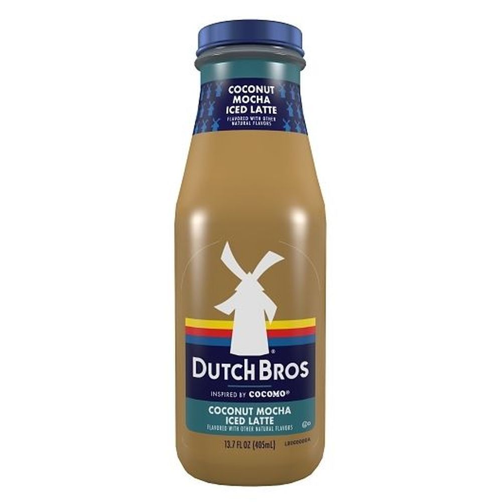 Dutch Brothers Coconut Mocha Iced Latte, 13.7 Fluid Ounce -- 12 Per Case