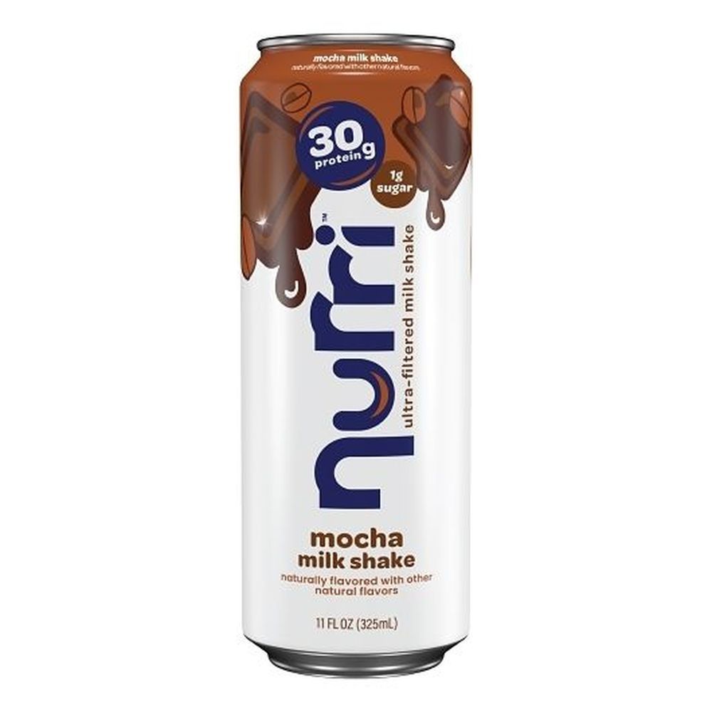 Nurri 30g Protein Ultra Filtered Mocha Milk Shake, 11 Fluid Ounce -- 12 Per Case