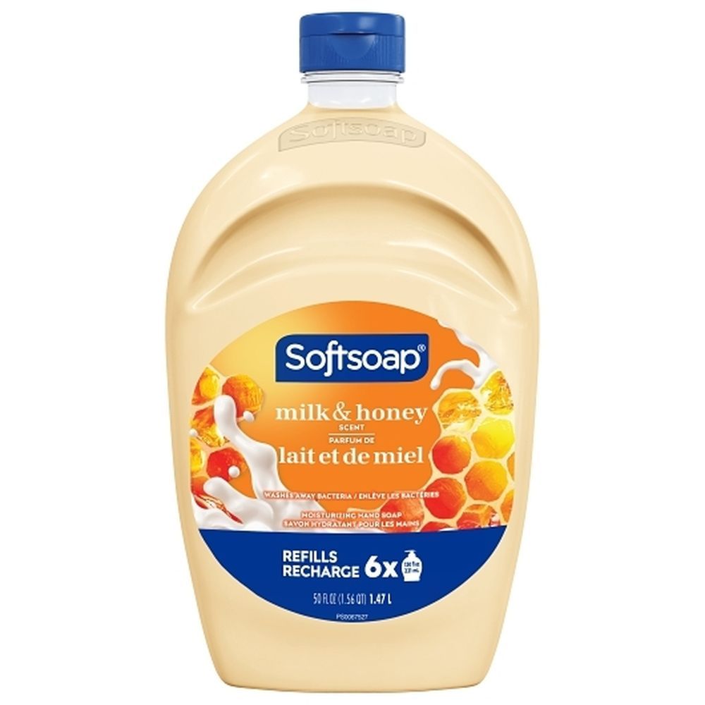 Softsoap Milk And Honey Scented Liquid Hand Wash Refill, 50 Fluid Ounce -- 3 Per Case
