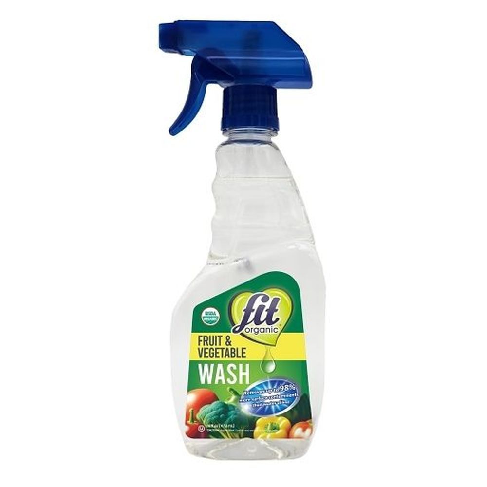 Fit Organic Fruit And Vegetable Produce Wash, 16 Fluid Ounce -- 12 Per Case