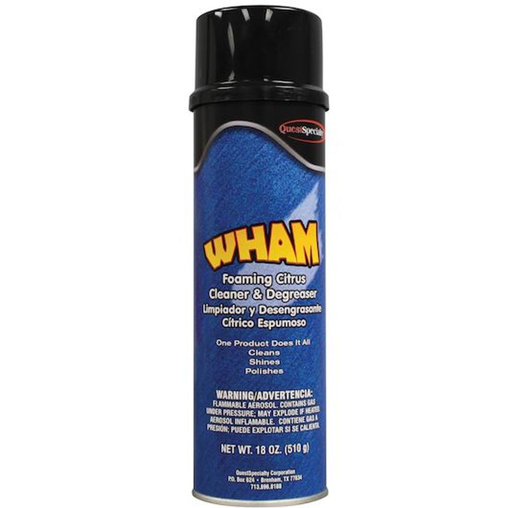 Wham Foaming D-limonene Cleaner And Degreaser, 18 Ounce -- 12 Per Case