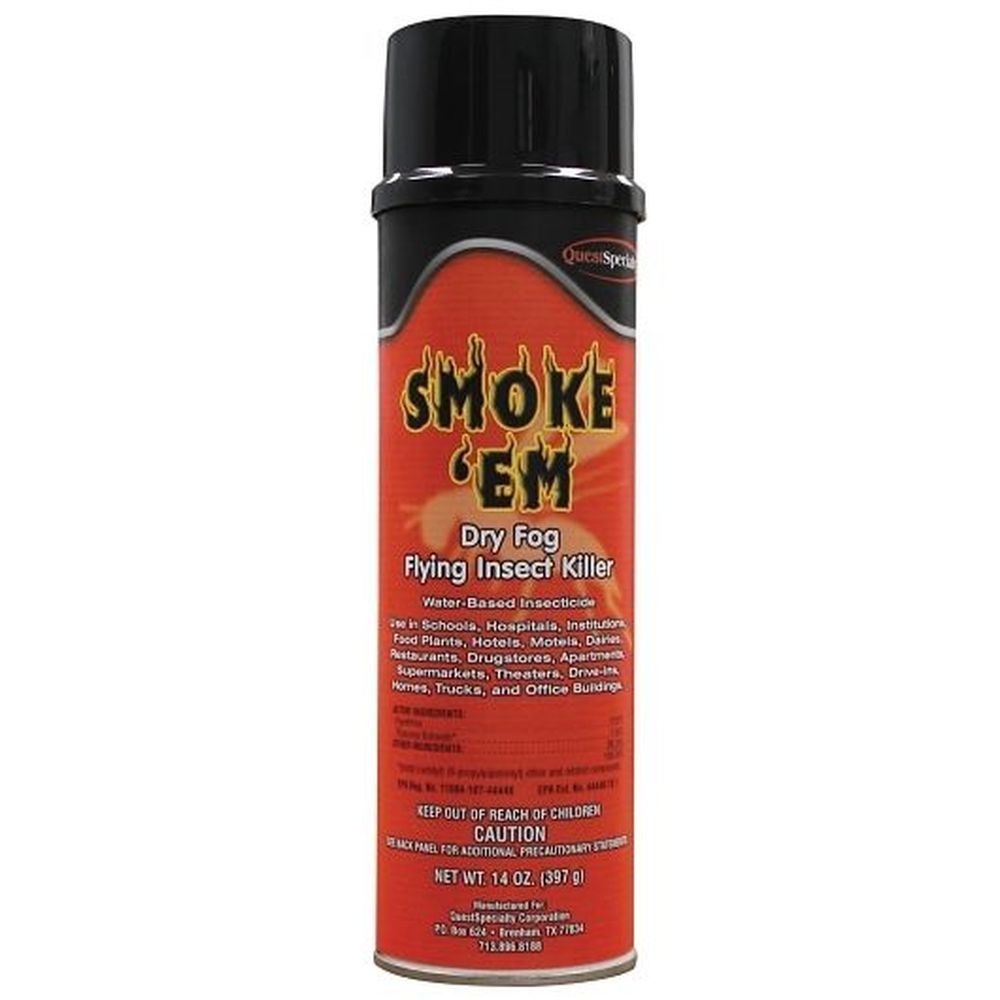 Smoke 'em Dry Fog Flying Insect Killer, 14 Ounce -- 12 Per Case