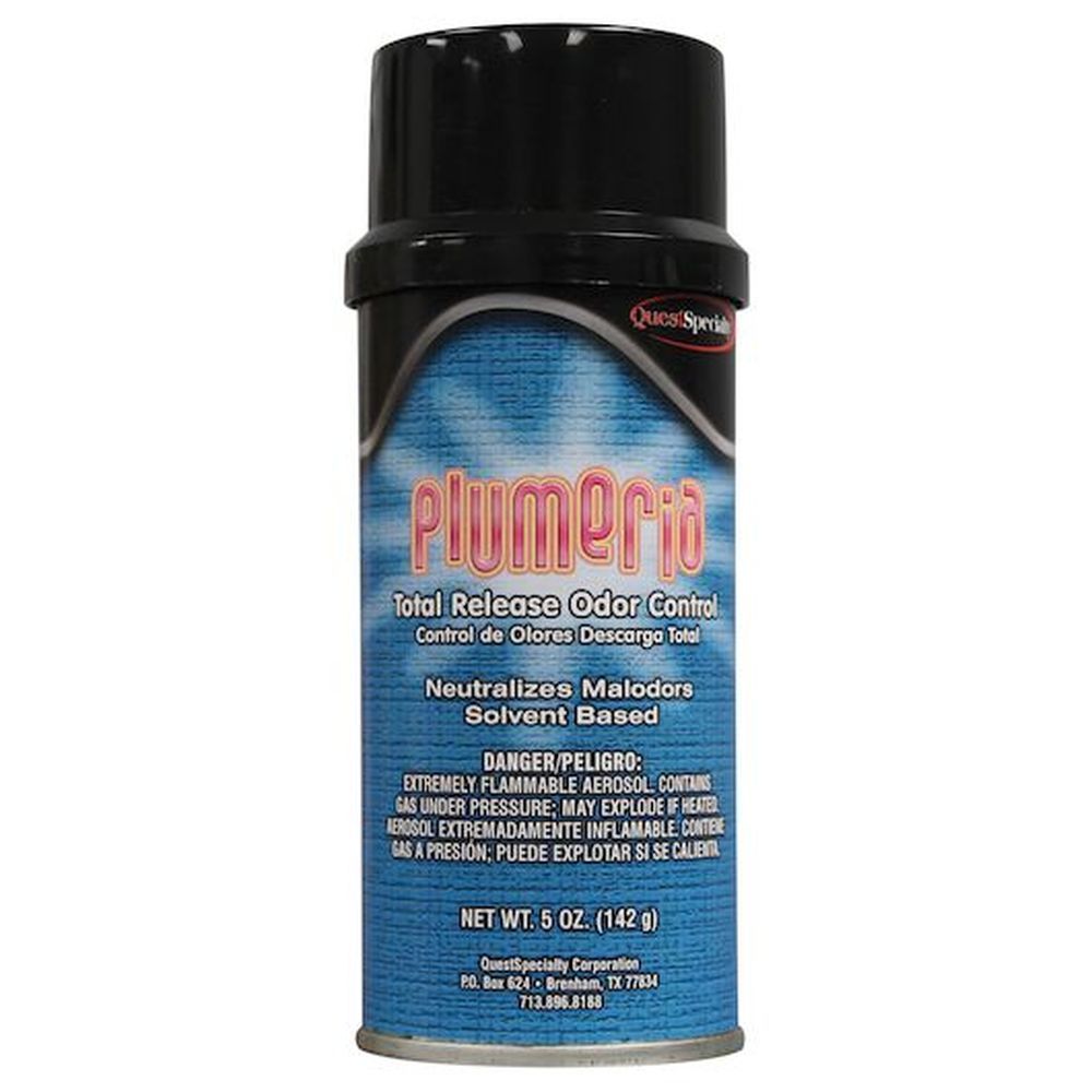 Plumeria Total Release Odor Eliminator, 5 Ounce Aerosol -- 12 Per Case