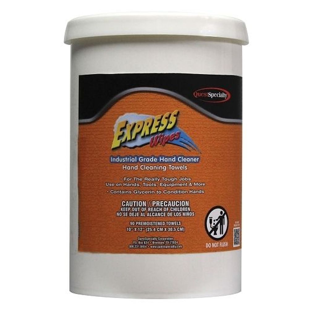 Express Wipes 12 X 10 Inch Multi-purpose Hand Cleaning Towels, 72 Count -- 6 Per Case