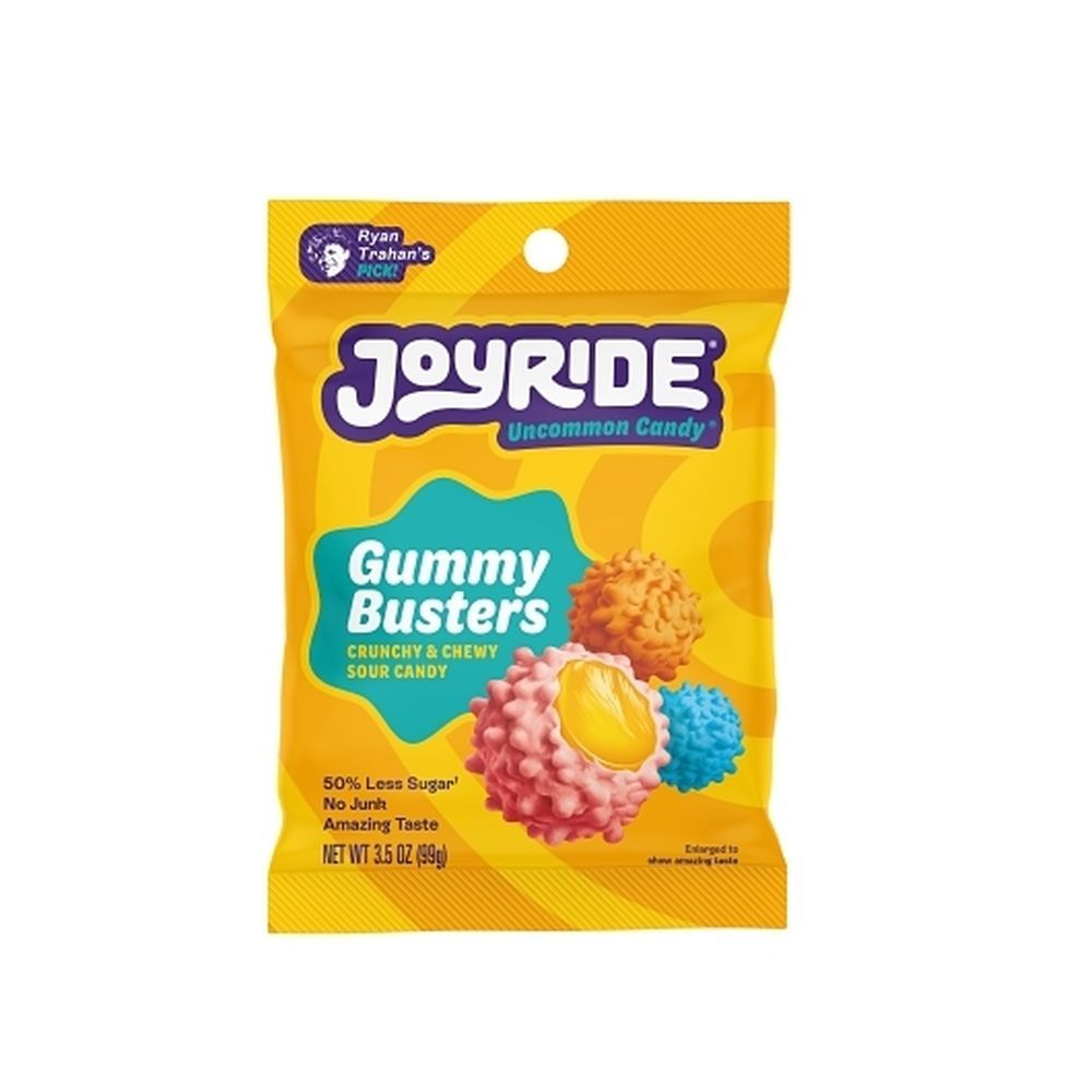 Joyride Gummy Busters Crunchy And Chewy Sour Candy, 3.5 Ounce -- 10 Per Case