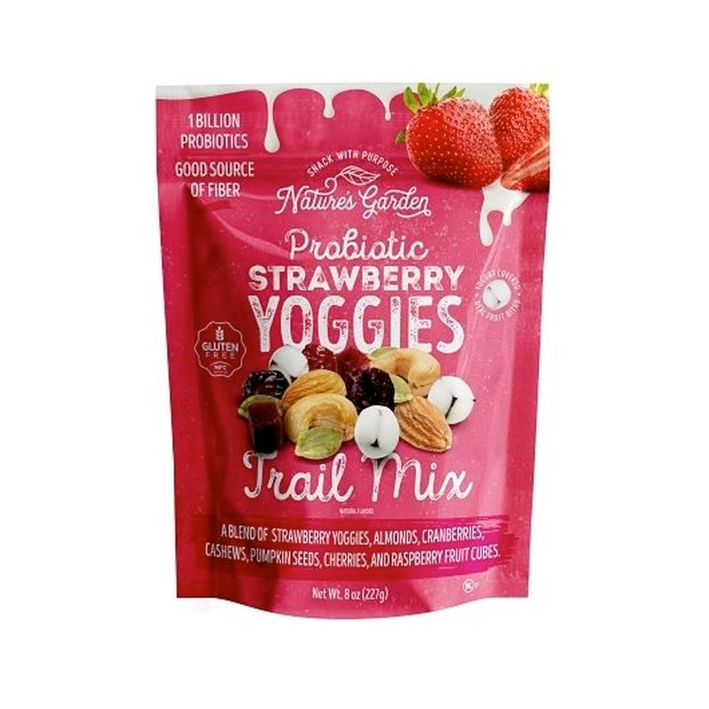 Nature's Garden Probiotic Strawberry Yoggies Trail Mix, 8 Ounce -- 12 Per Case
