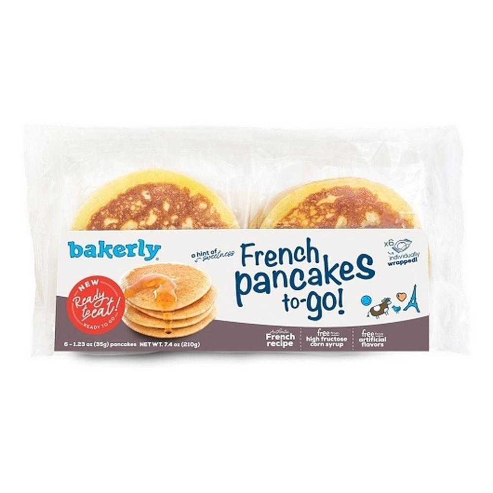 Bakerly To-go French Pancakes, 7.4 Ounce -- 8 Per Case