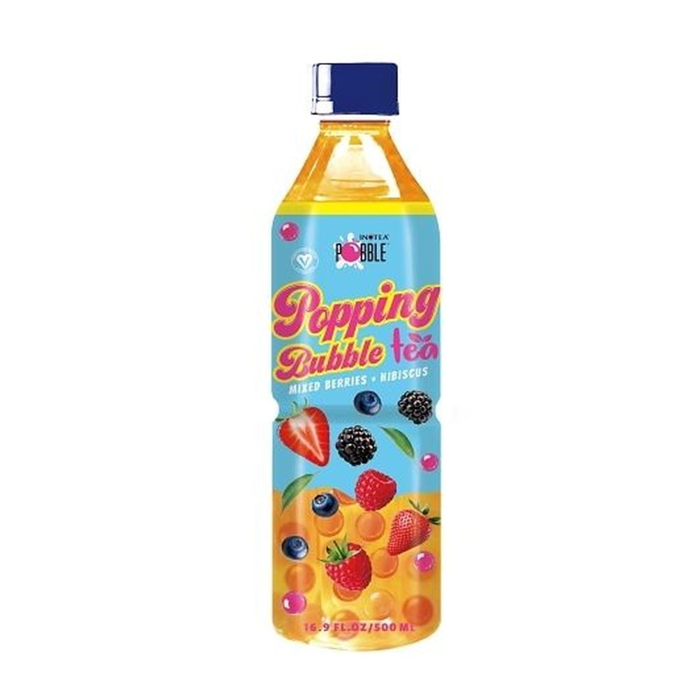 Pobble Mixed Berries And Hibiscus Tea, 16.9 Fluid Ounce -- 12 Per Case