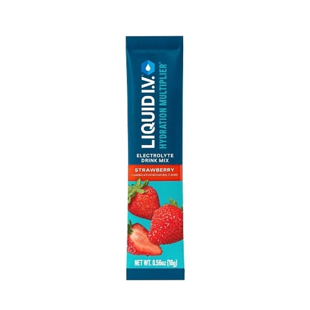 Liquid I.v. Strawberry Hydration Multiplier Electrolyte Drink Mix, 0.56 Ounce -- 96 Per Case