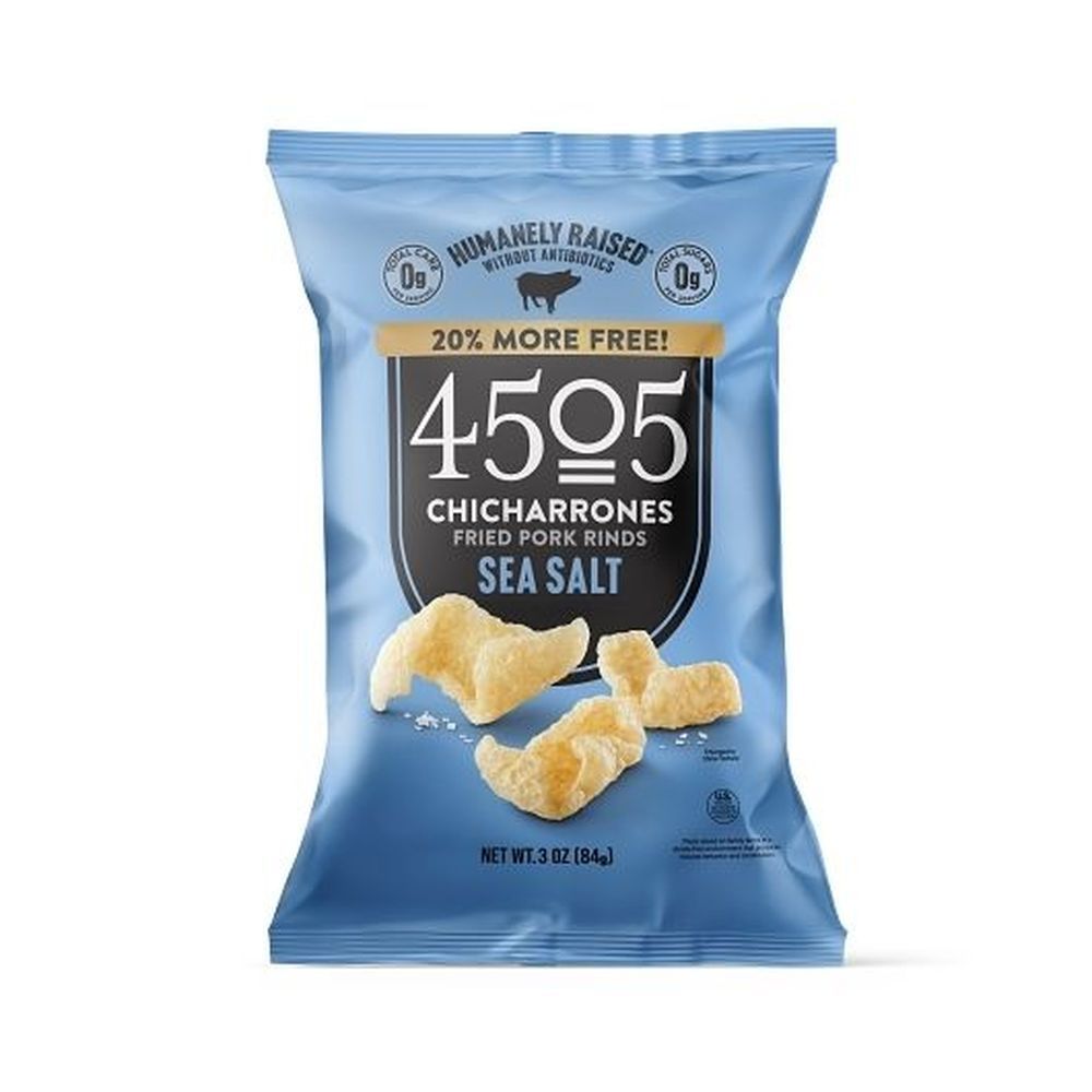 4505 Sea Salt Chicharrones, 3 Ounce -- 12 Per Case