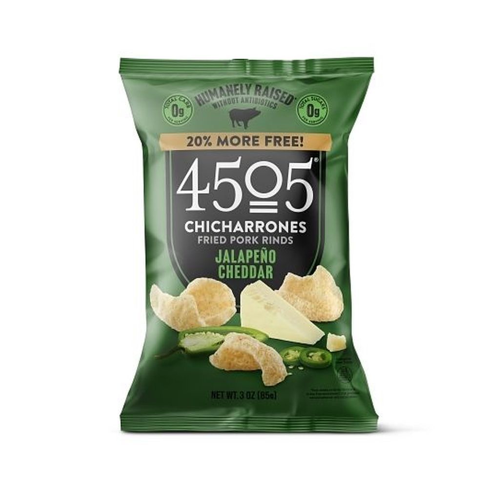 4505 Jalapeno Cheddar Chicharrones, 3 Ounce -- 12 Per Case
