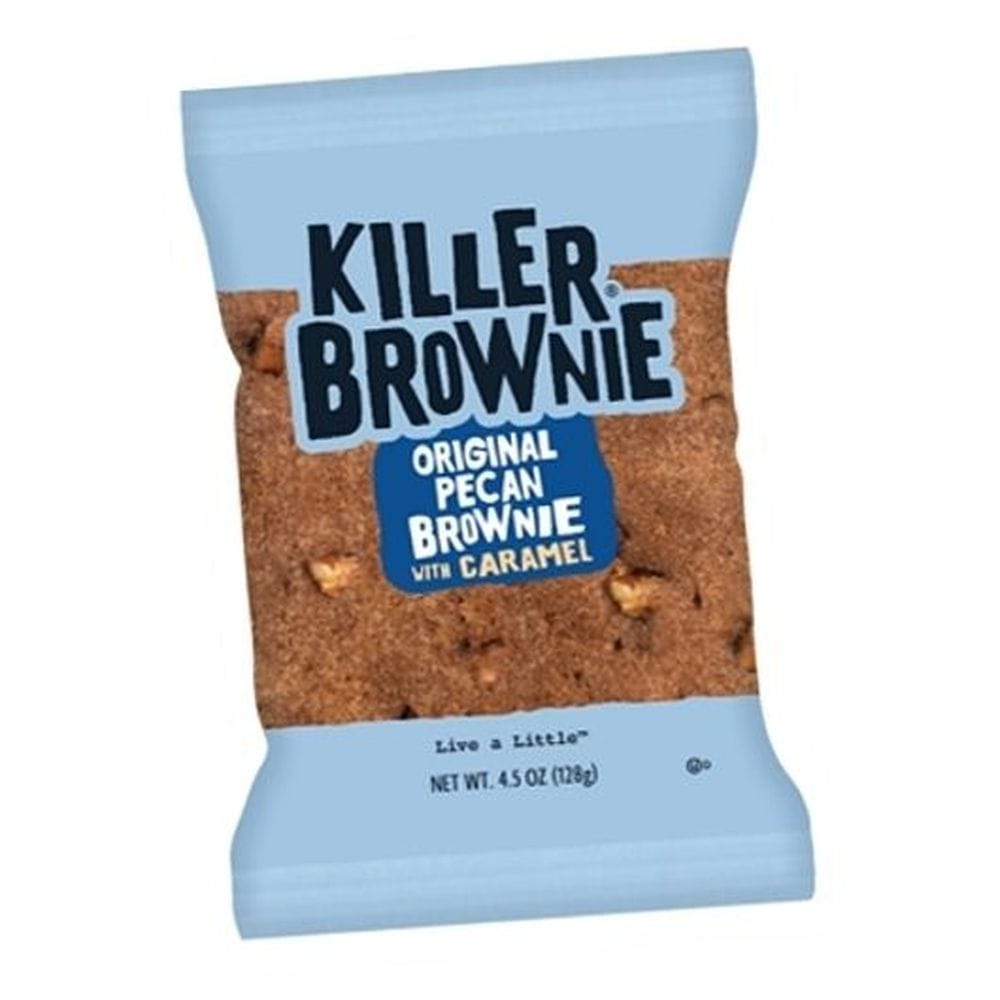 Killer Brownie Original Pecan Brownie With Caramel, 4.5 Ounce -- 36 Per Case
