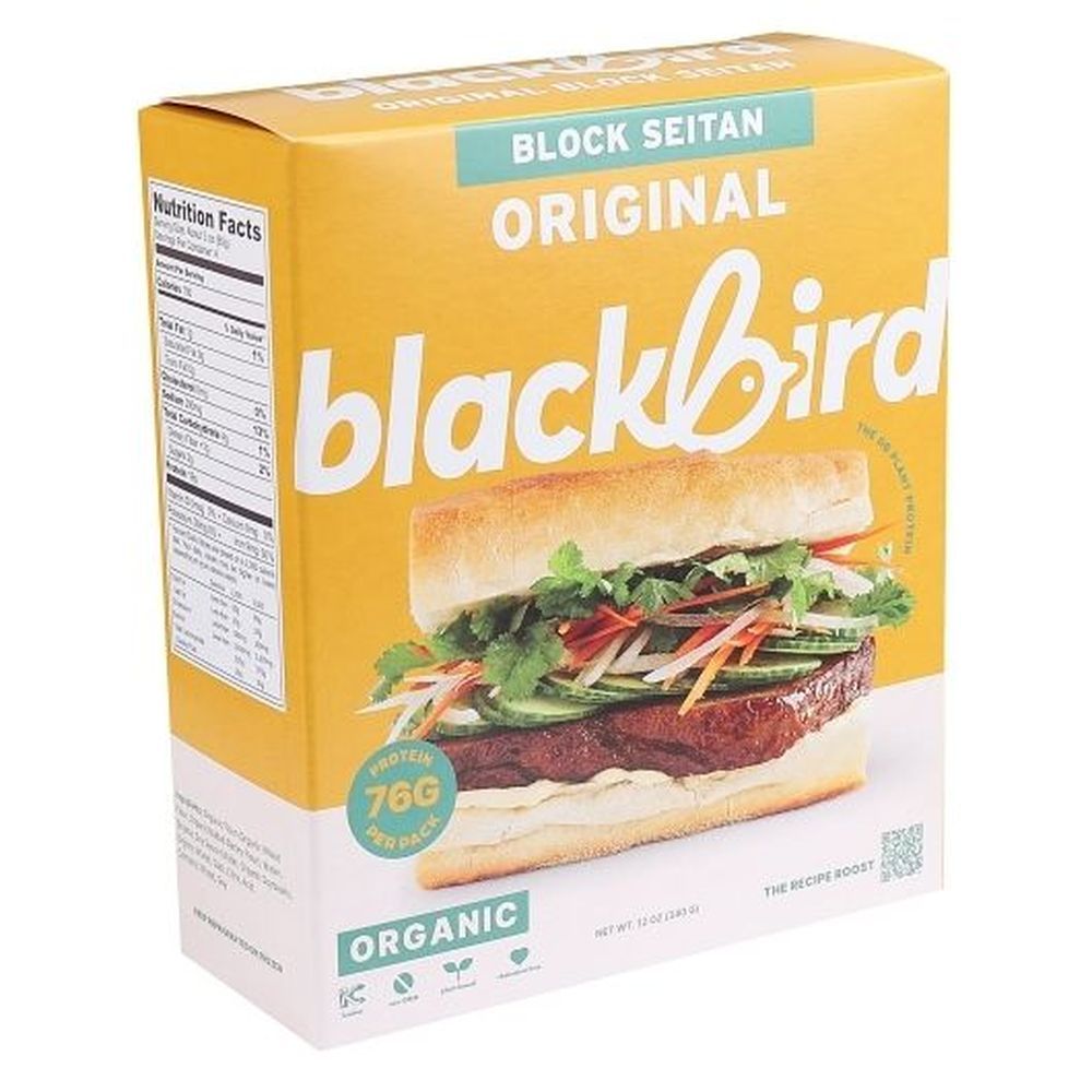 Blackbird Foods Original Seitan Block, 12 Ounce -- 8 Per Case