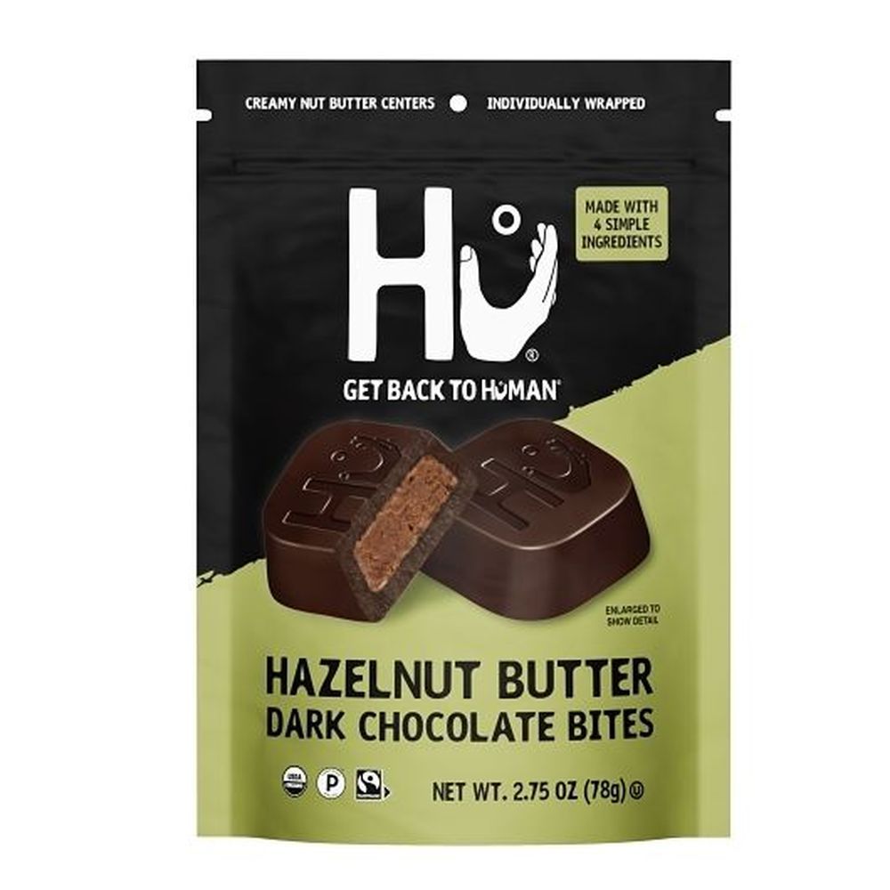 Hu Products Hazelnut Butter Dark Chocolate Bites, 2.75 Ounce -- 6 Per Case