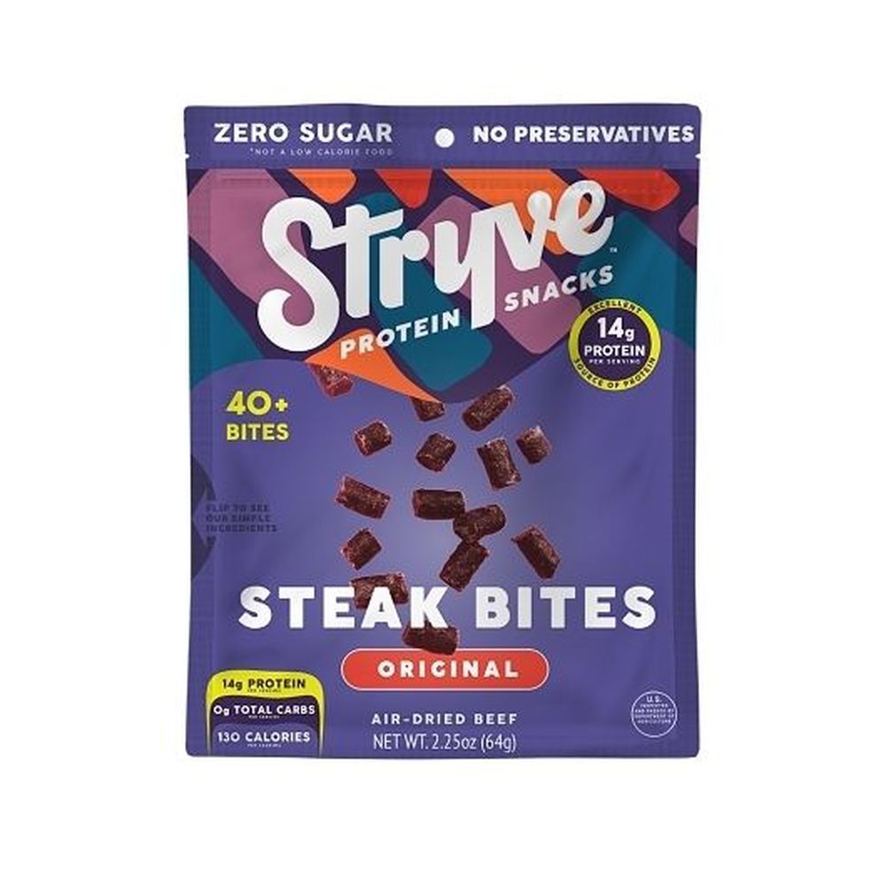 Stryve Original Steak Bites, 2.25 Ounce -- 8 Per Case