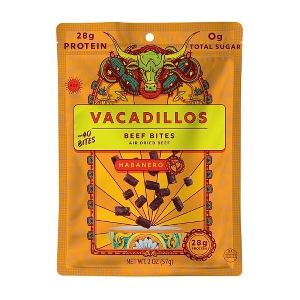 Vacadillos Habanero Beef Bites, 2 Ounce -- 8 Per Case
