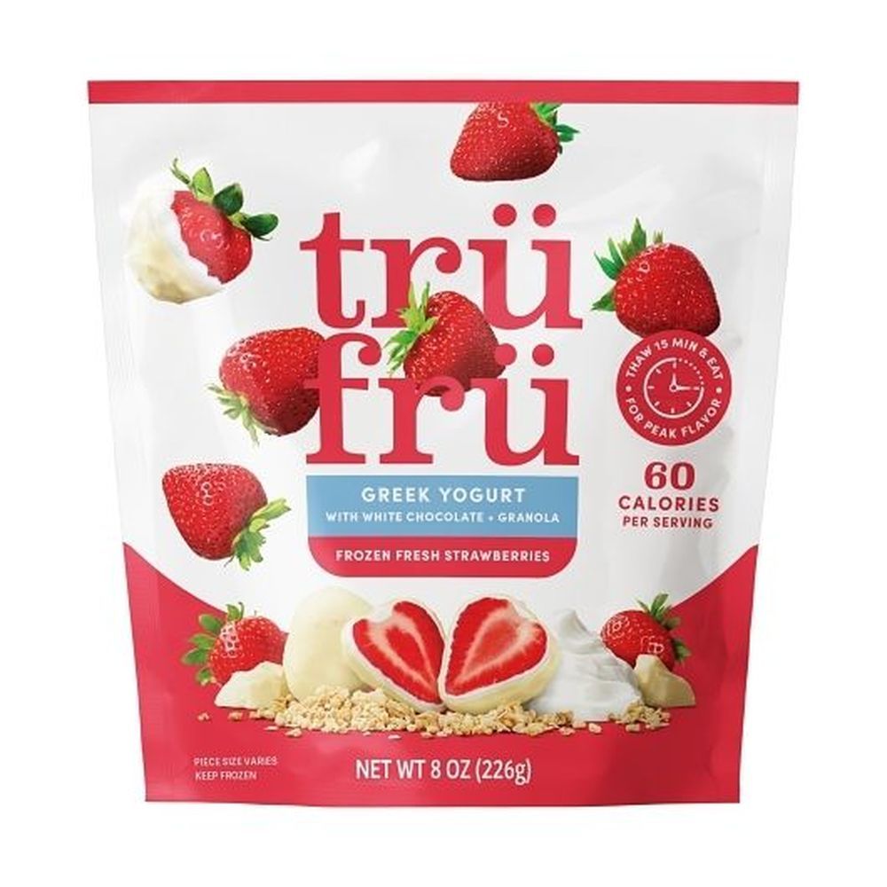 Tru Fru Grab & Share Yogurt And Granola Covered Strawberries, 8 Ounce -- 6 Per Case