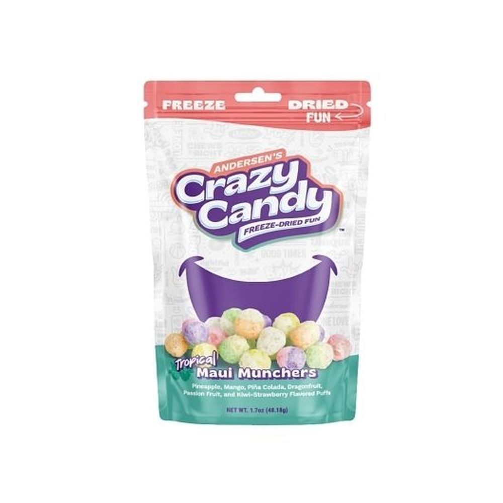 Crazy Candy Tropical Maui Munchers Candy, 1.7 Ounce -- 12 Per Case