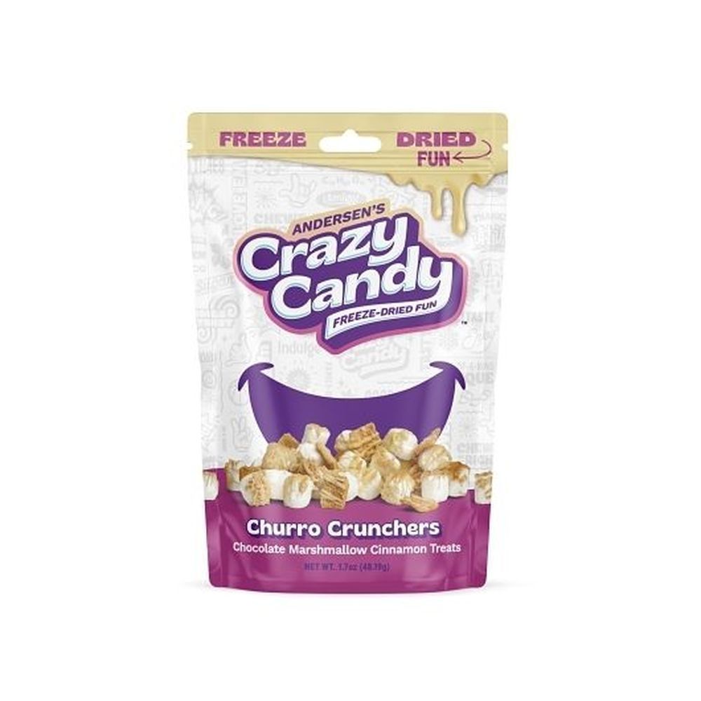 Crazy Candy Churro Crunchers Candy, 1.7 Ounce -- 12 Per Case