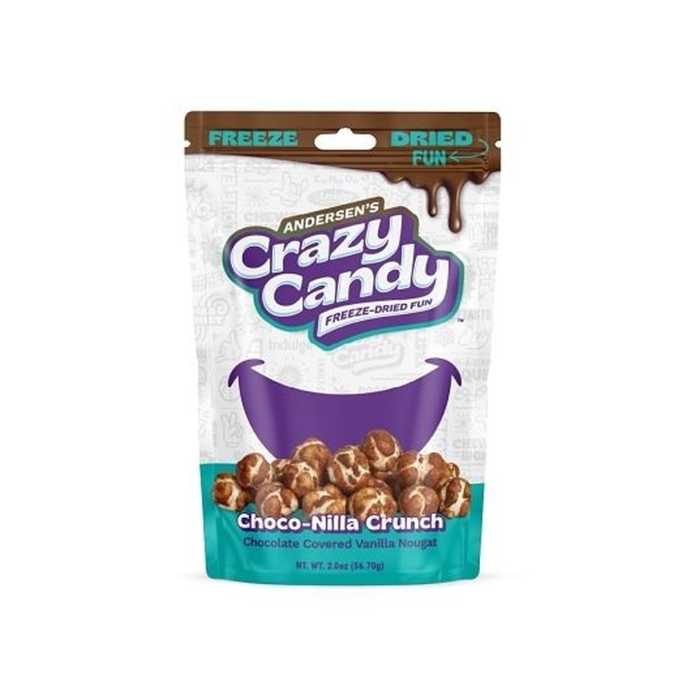 Crazy Candy Choco Nilla Crunch Chocolate Covered Vanilla Nougat, 2 Ounce -- 12 Per Case