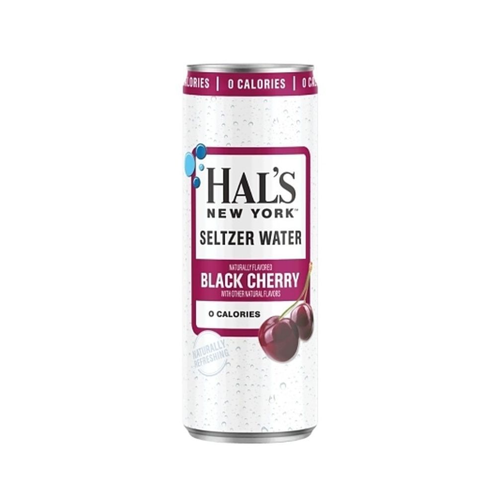 Hals New York Black Cherry Seltzer Water, 12 Fluid Ounce -- 24 Per Case