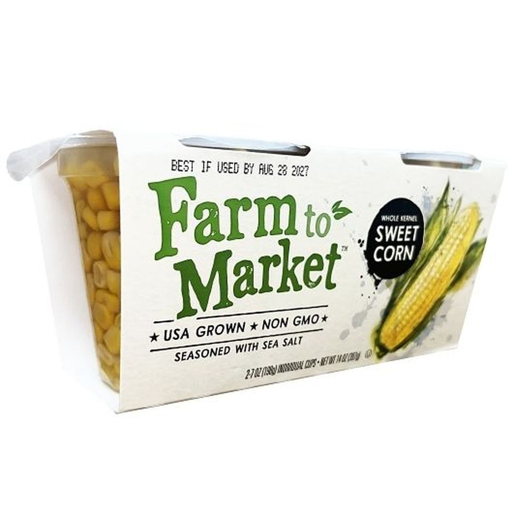 Farm To Market Low Sodium Whole Kernel Sweet Corn, 14 Ounce -- 6 Per Case