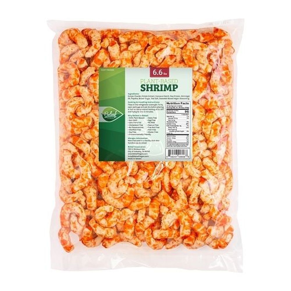 Beleaf Plant-based Shrimp, 6.6 Pound -- 4 Per Case