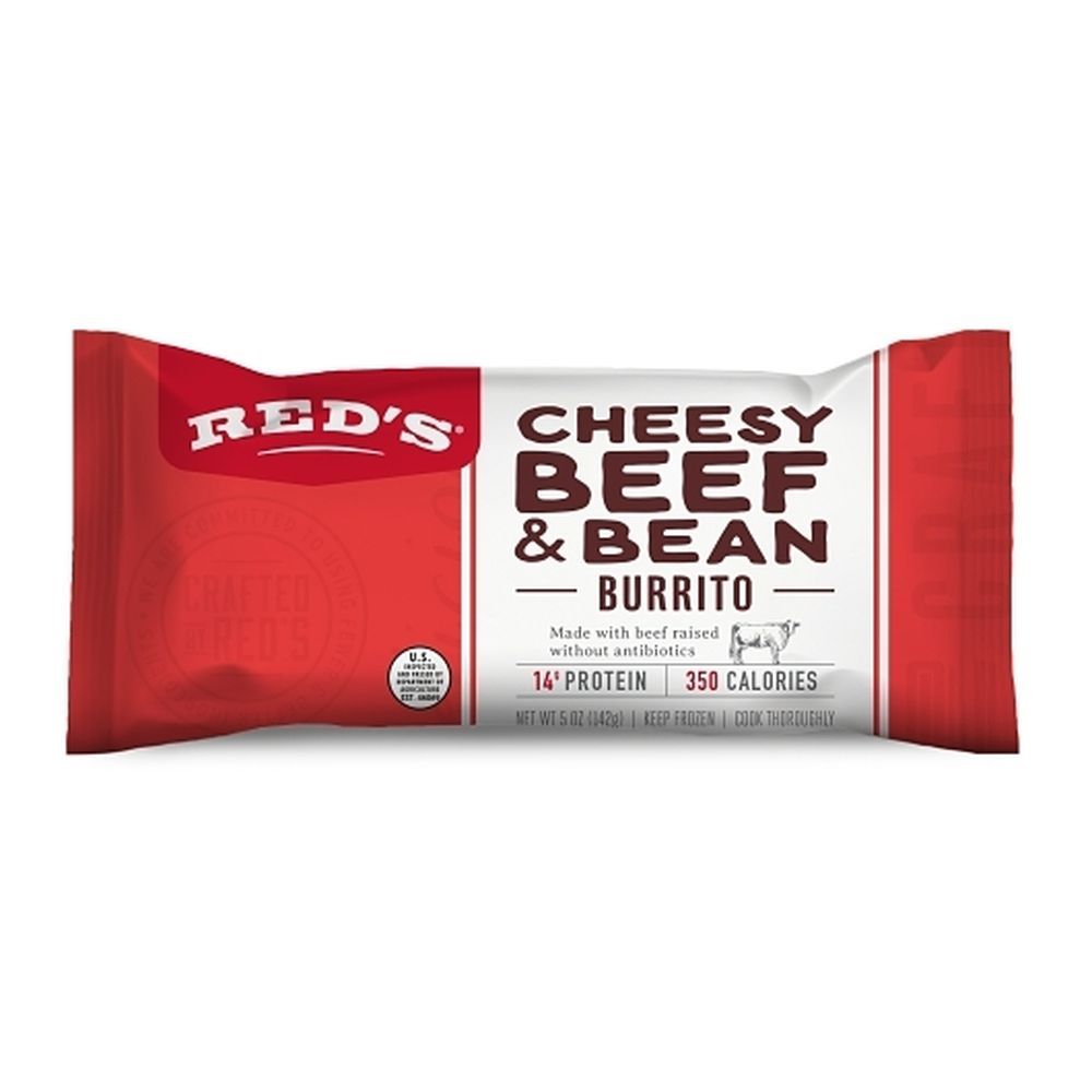 Red's All Natural Cheesy Beef And Bean Burrito, 5 Ounce -- 12 Per Case