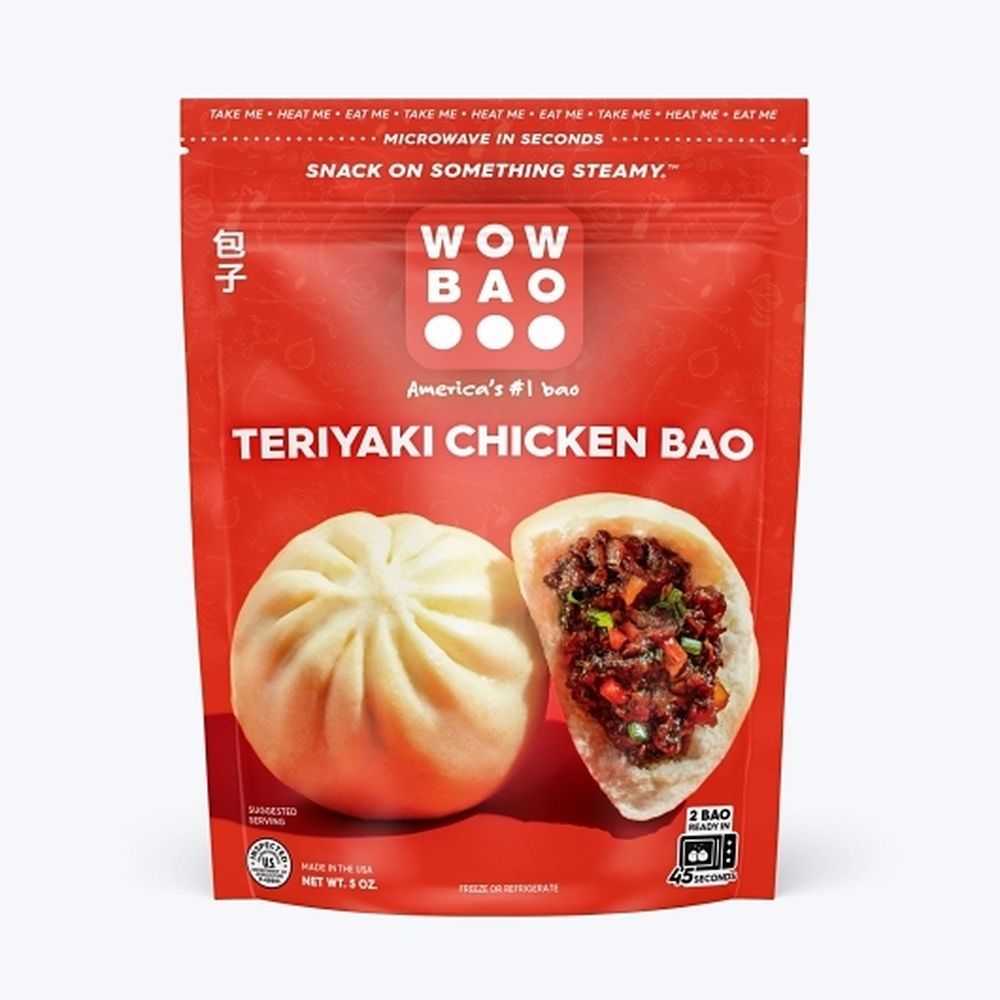 Wow Bao Teriyaki Chicken Bao, 2 Count -- 6 Per Case
