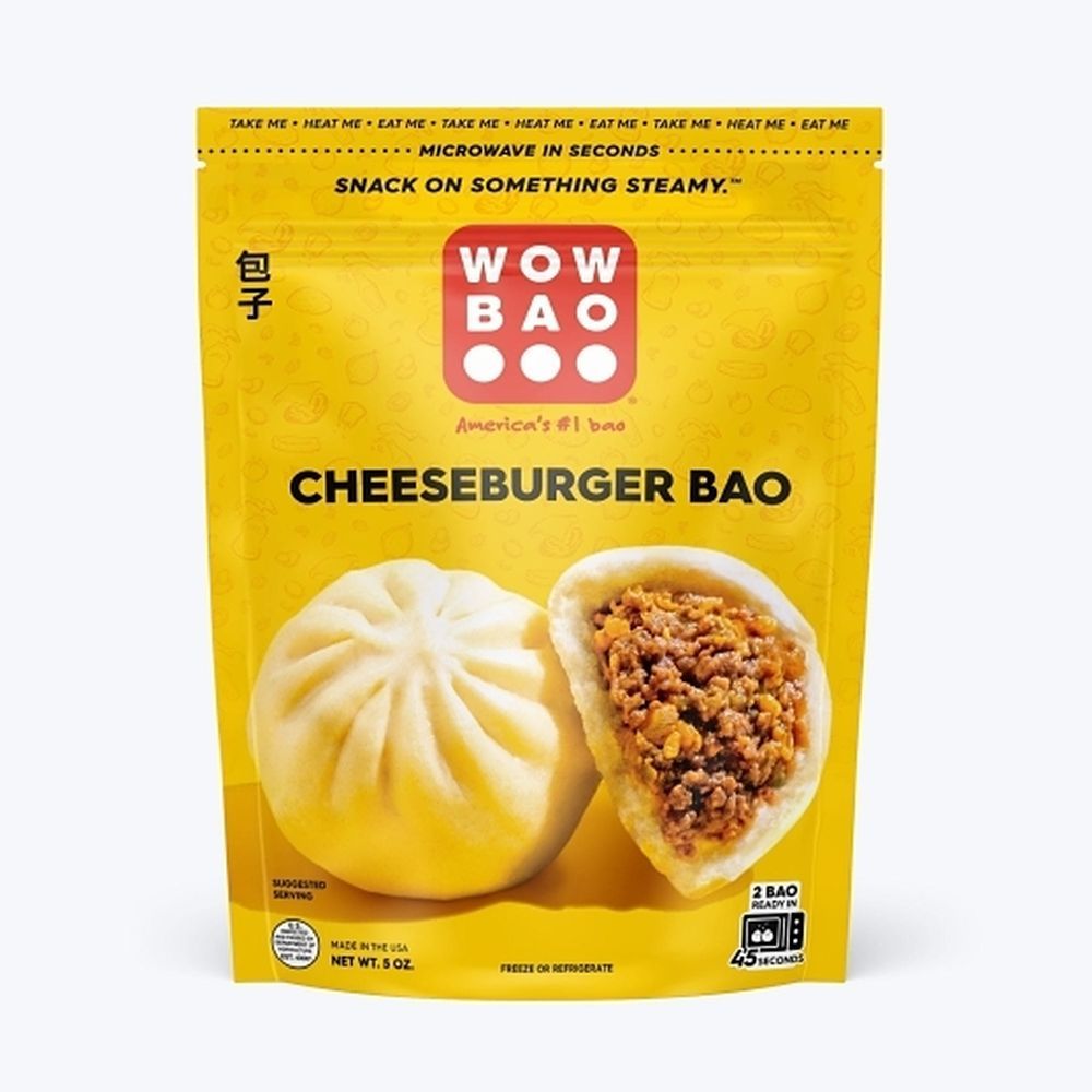 Wow Bao Cheeseburger Bao, 2 Count -- 6 Per Case