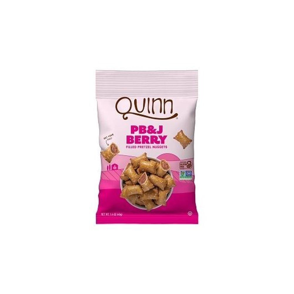 Quinn Foods Filled Pb&j Berry Filled Pretzel Nuggets, 1.4 Ounce -- 48 Per Case