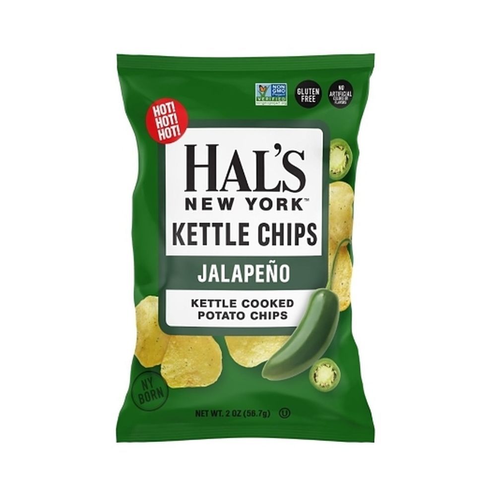 Hals New York Jalapeno Kettle Cooked Potato Chi, 2 Ounce Bag -- 24 Per Case